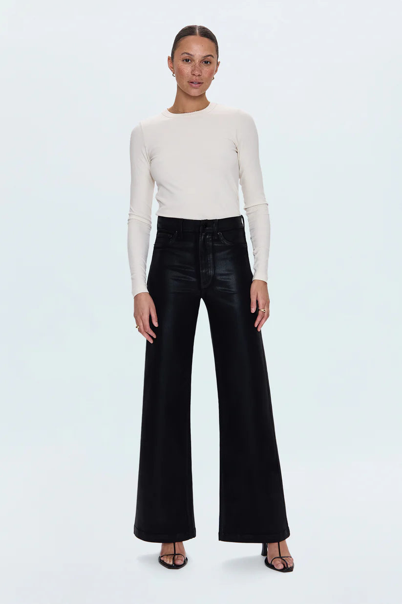 Pistola - Lana High Rise Wide Leg (coated black)