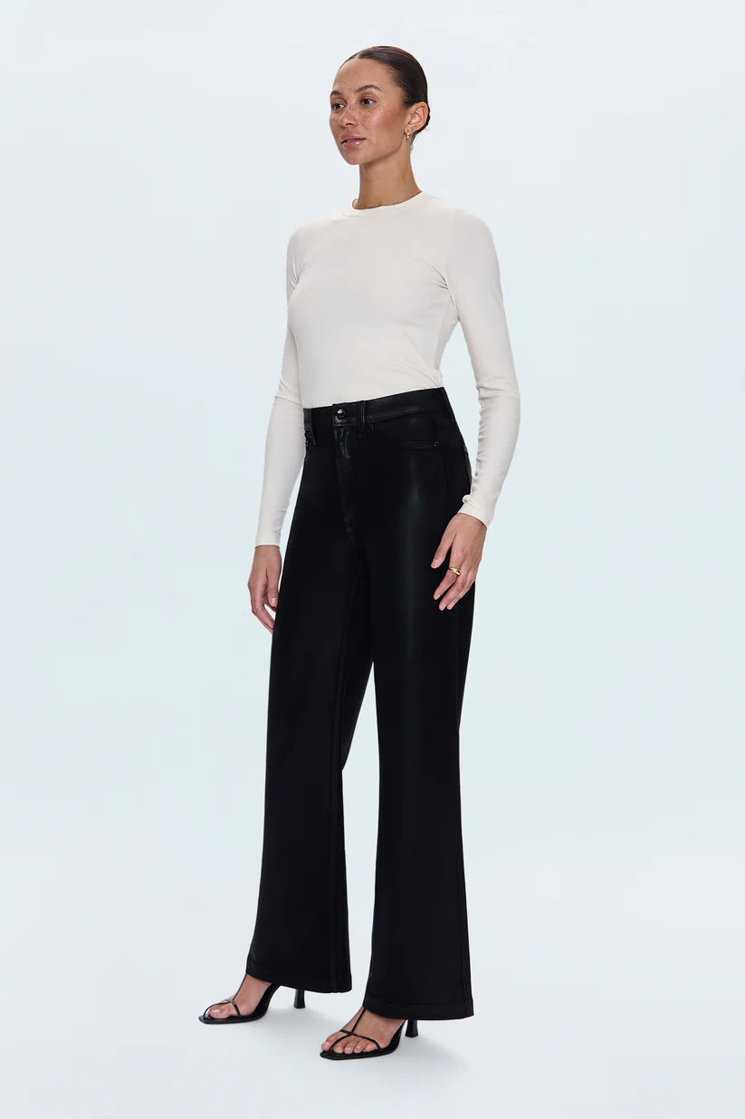 Pistola - Lana High Rise Wide Leg (coated black)