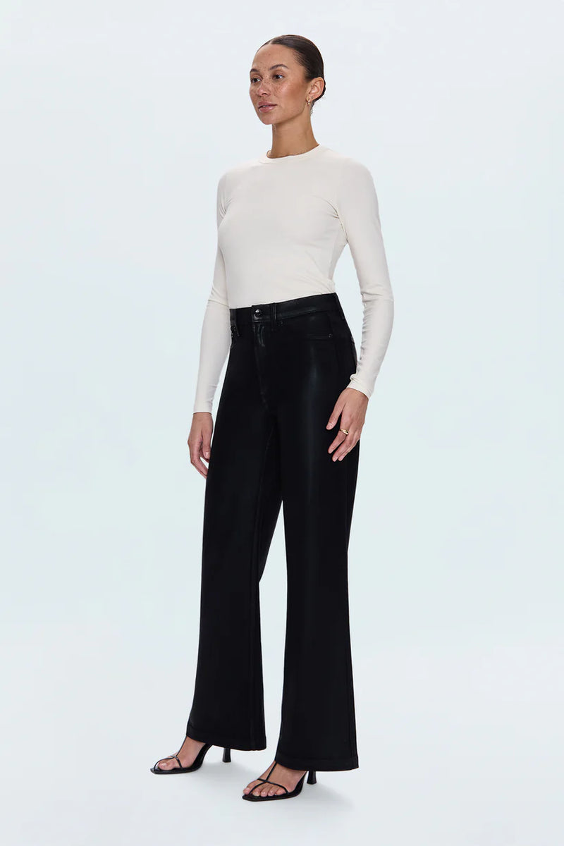 Pistola - Lana High Rise Wide Leg (coated black)