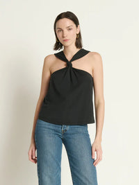 Nation LTD. - Lena Knotted Tank (Jet Black)
