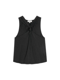 Nation LTD. - Lena Knotted Tank (Jet Black)