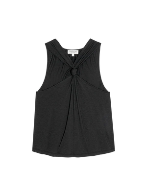 Nation LTD. - Lena Knotted Tank (Jet Black)