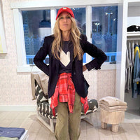 Kerri Rothensal - Pia Western Flannel Plaid Shirt (Red)