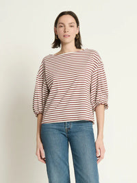 Nation LTD. - Sandra Boatneck Top (Sable Stripe)
