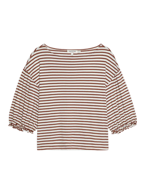 Nation LTD. - Sandra Boatneck Top (Sable Stripe)