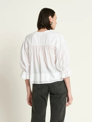 Nation LTD. - Scarlet Pintuck Blouse (White)