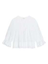 Nation LTD. - Scarlet Pintuck Blouse (White)