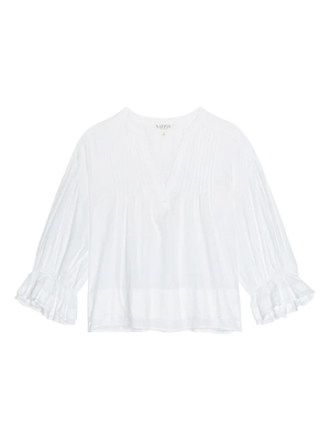 Nation LTD. - Scarlet Pintuck Blouse (White)