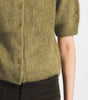Frame - The Cashmere Airy Cardi (deep olive)