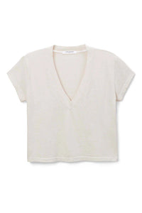 Perfect White Tee - Alanis Recycled Cotton V-Neck