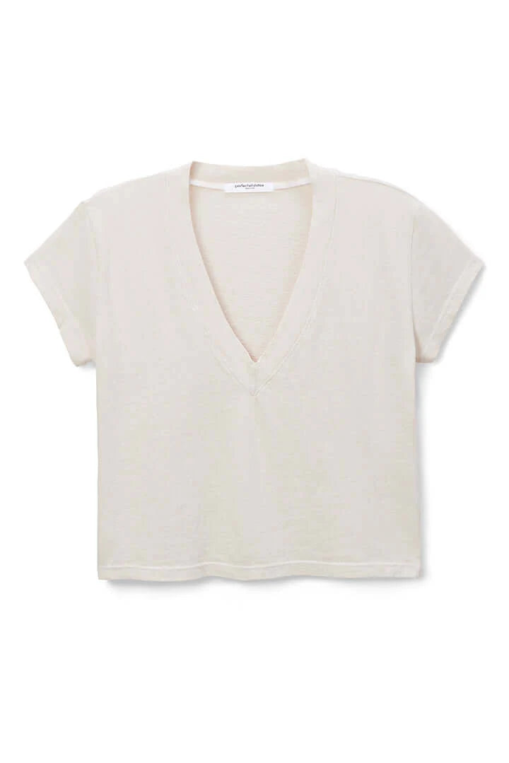 Perfect White Tee - Alanis Recycled Cotton V-Neck