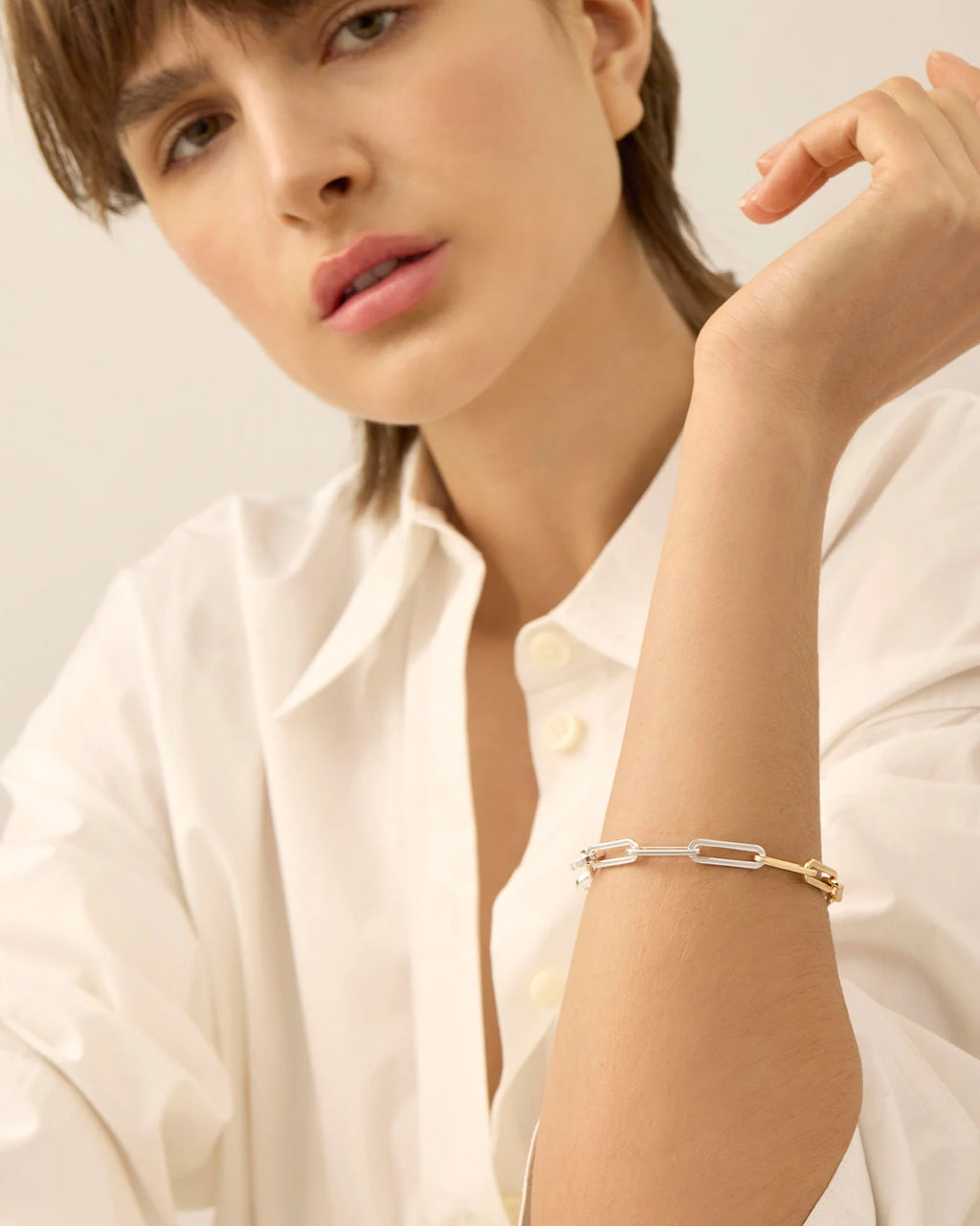 Jenny bird - Andi Slim Bracelet (Two-Tone)
