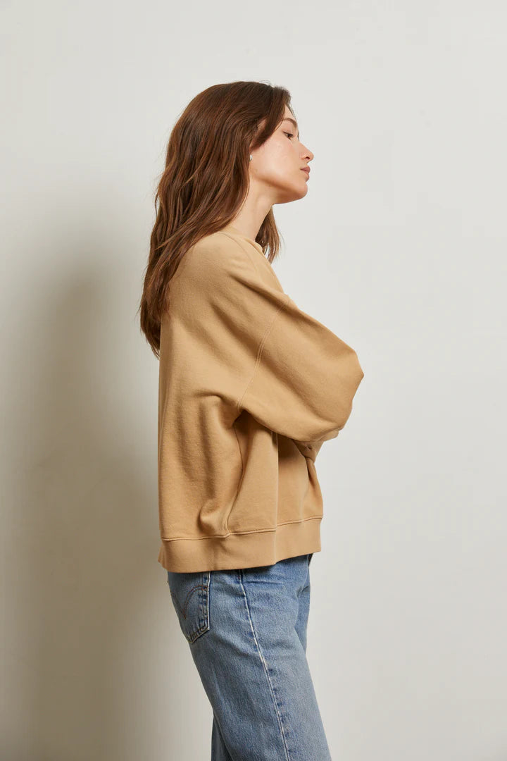 Perfect White Tee - Blake French Terry Sweatshirt