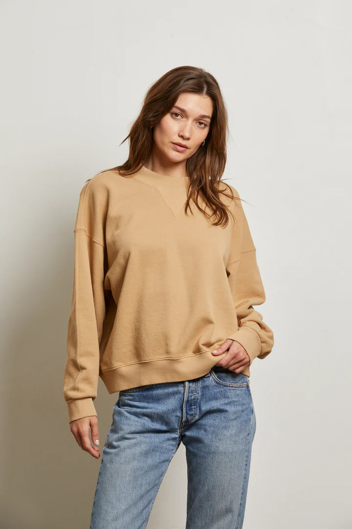 Perfect White Tee - Blake French Terry Sweatshirt