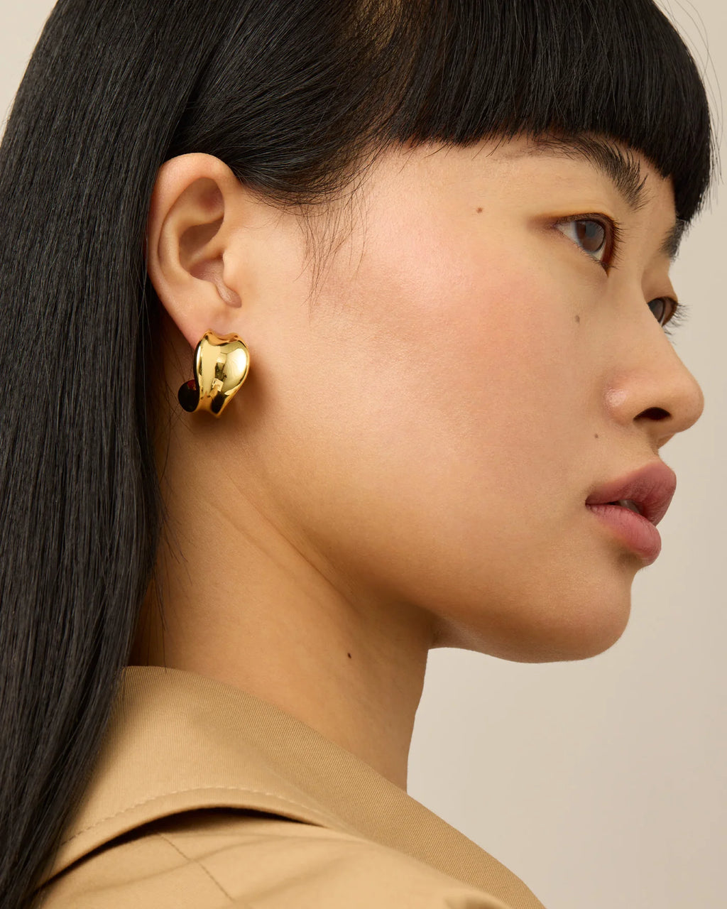 Jenny Bird - Chunky Doune Hoop (Gold)
