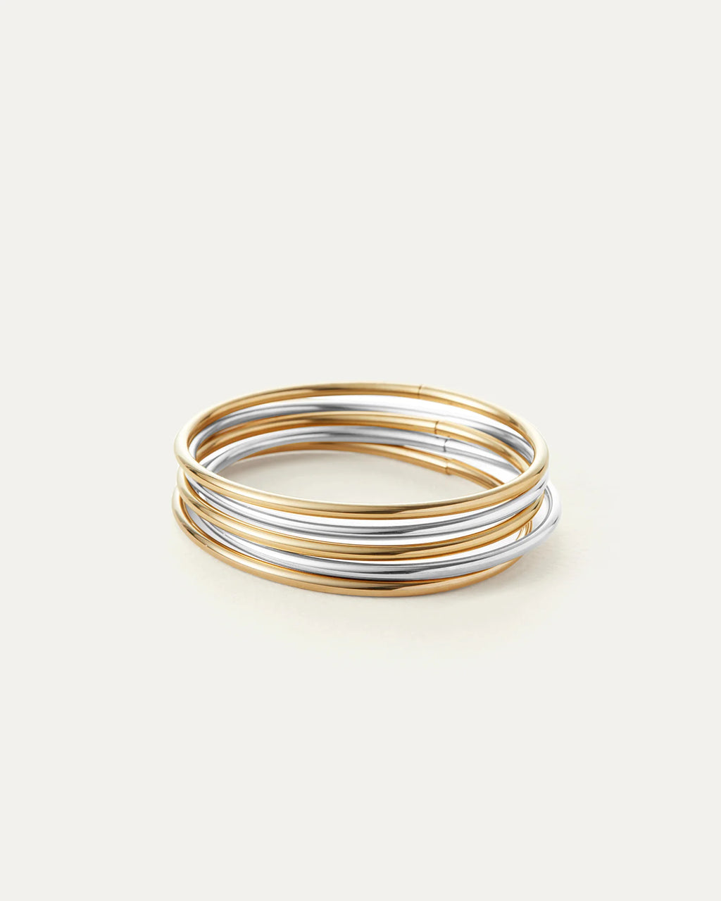 Jenny Bird - Dane Bangle Set 5pk (Two-Tone)