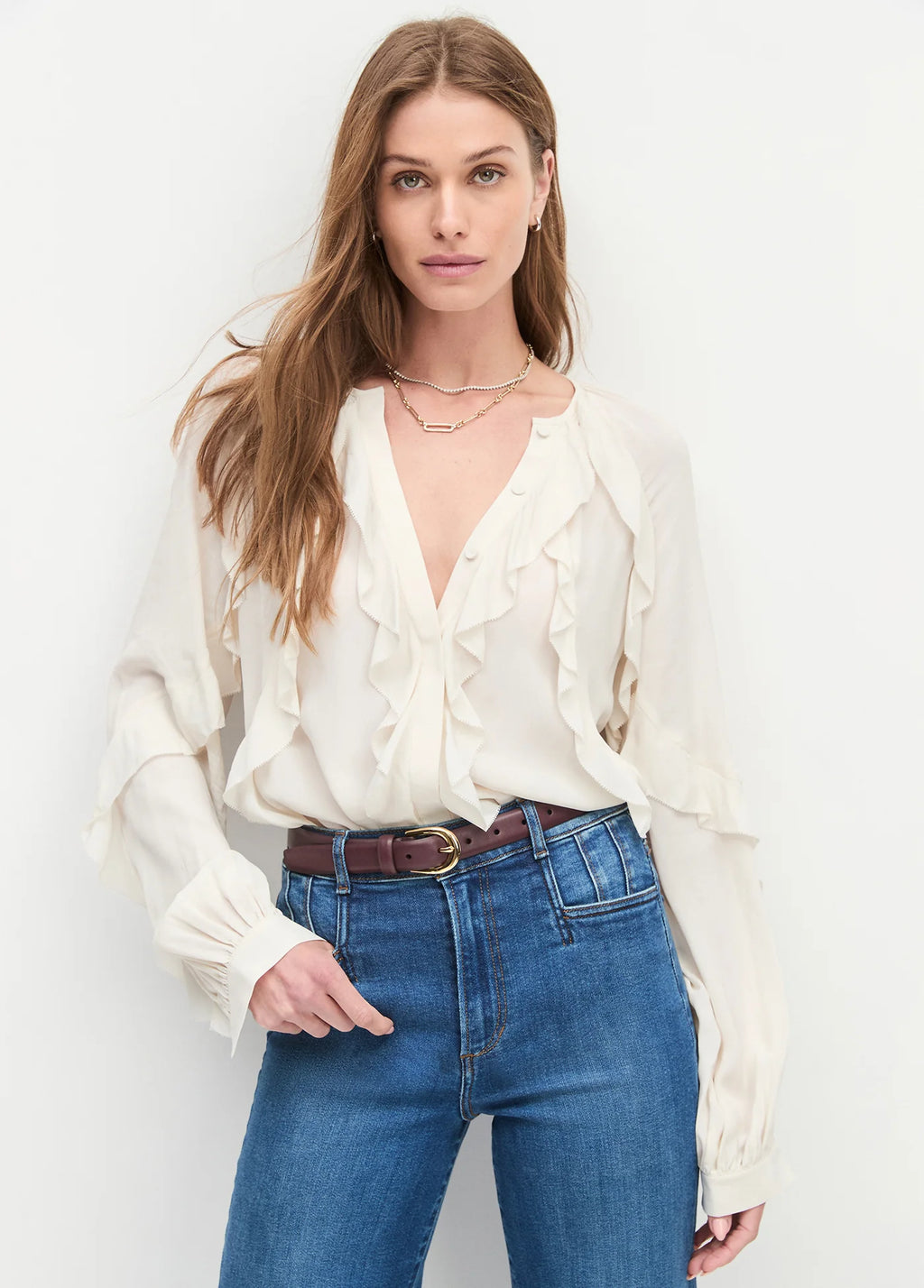 Favorite Daughter - The Because of You Top (ivory)
