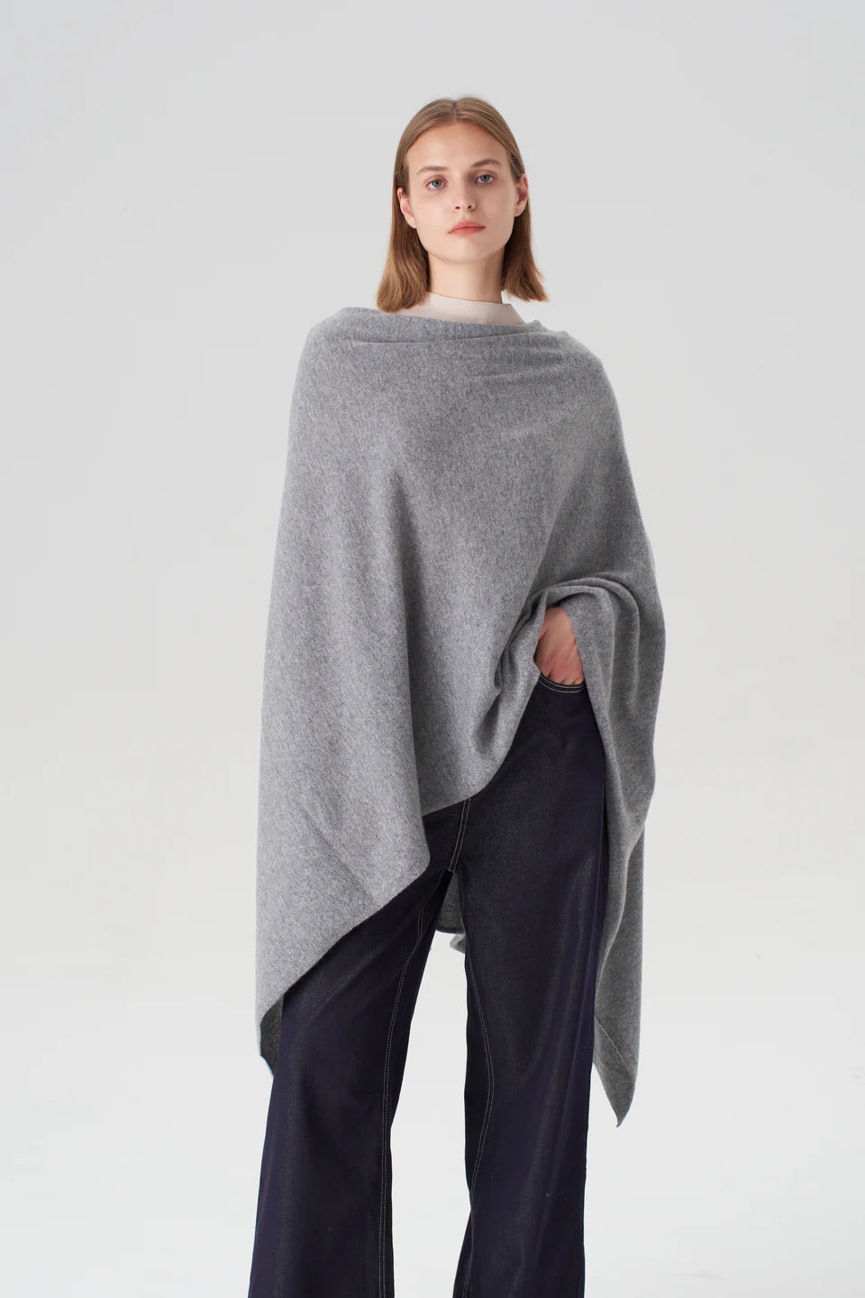 Pissenlit - Cashmere Travel Wrap (grey)