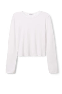 Perfect White Tee - Jamie Recycled Cotton Long Sleeve