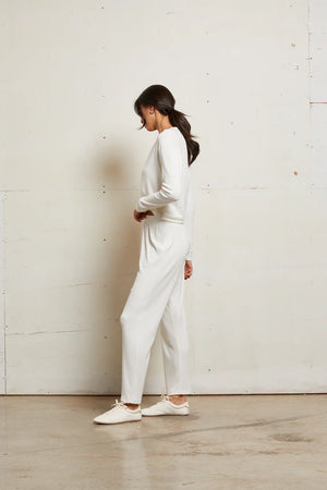 Perfect White Tee - Kelsey Sweater Rib Cardigan