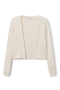 Perfect White Tee - Kelsey Sweater Rib Cardigan