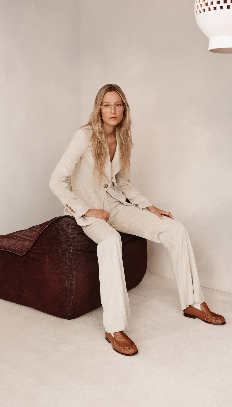Smythe - Wide Leg Trouser - FA25048