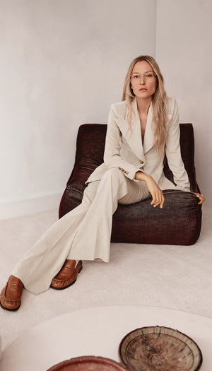Smythe - Wide Leg Trouser - FA25048