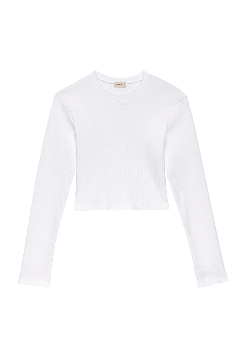 Donni - Rib Long Sleeve (powder)