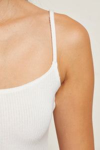 Perfect White Tee - Sophie Sweater Rib Cami