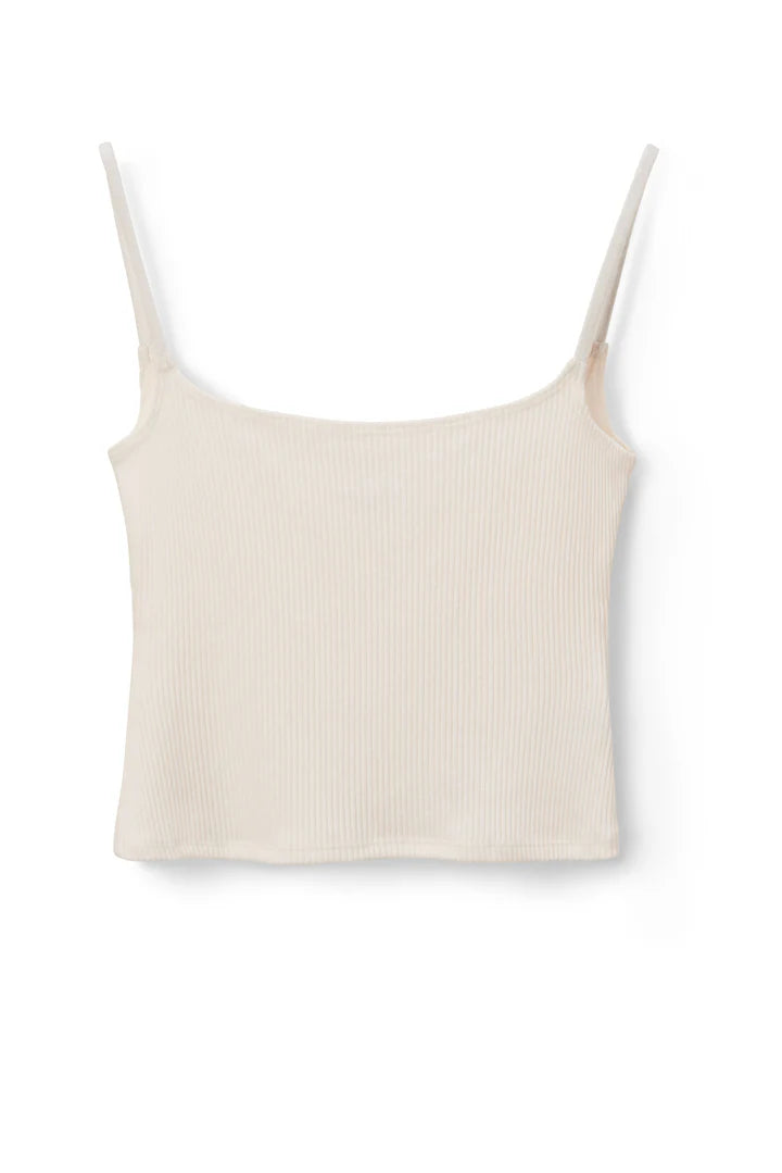 Perfect White Tee - Sophie Sweater Rib Cami