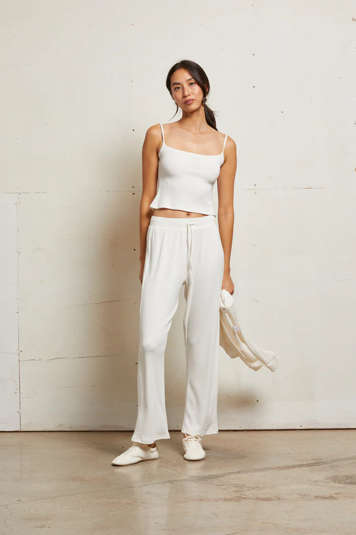 Perfect White Tee - Sophie Sweater Rib Cami